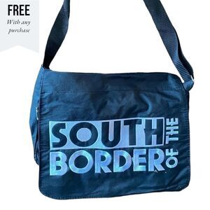 FREE Never used South of the Border Messenger Bag Black